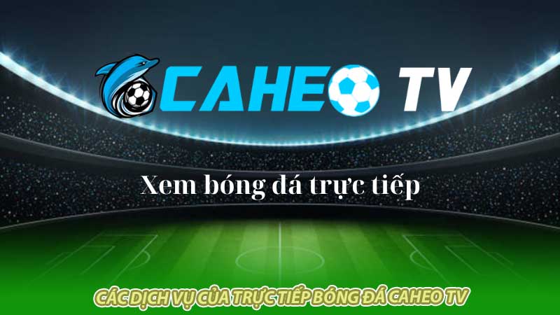 Các dịch vụ của trực tiếp bóng đá Caheo TV